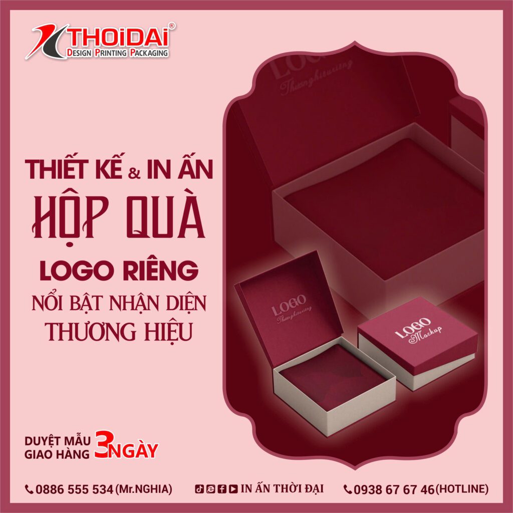 🎁 Các Mẫu Thiết Kế & Phong Cách Hộp Quà Tặng Mới Nhất Năm 2026 – Xu Hướng Sang Trọng & Tinh Tế Tại In Ấn Thời Đại 6 Hộp quà tặng