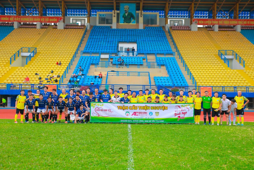 🤝 In Ấn Thời Đại đồng hành cùng Trận cầu giao hữu thiện nguyện mừng Xuân Bính Ngọ 2026 – AE Bình Định FC 🆚 Runam Star FC
